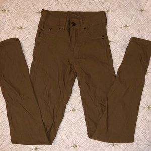 🔆2/$8 RUE 21 SIZE 0R JEGGINGS KHAKIS